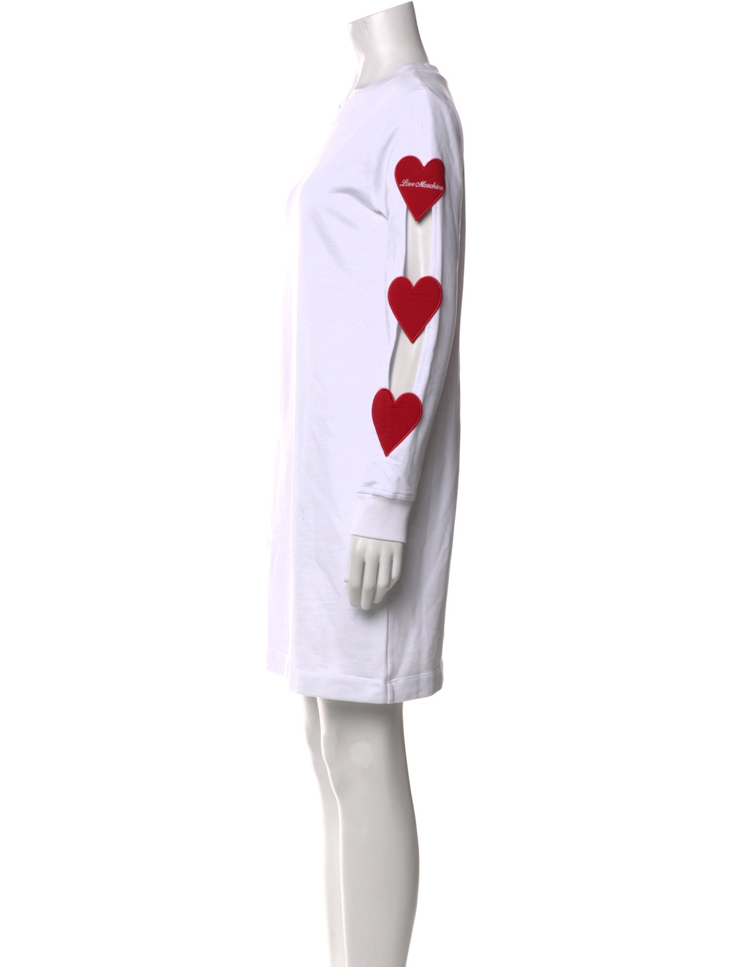 Love Moschino Scoop Neck Mini Dress