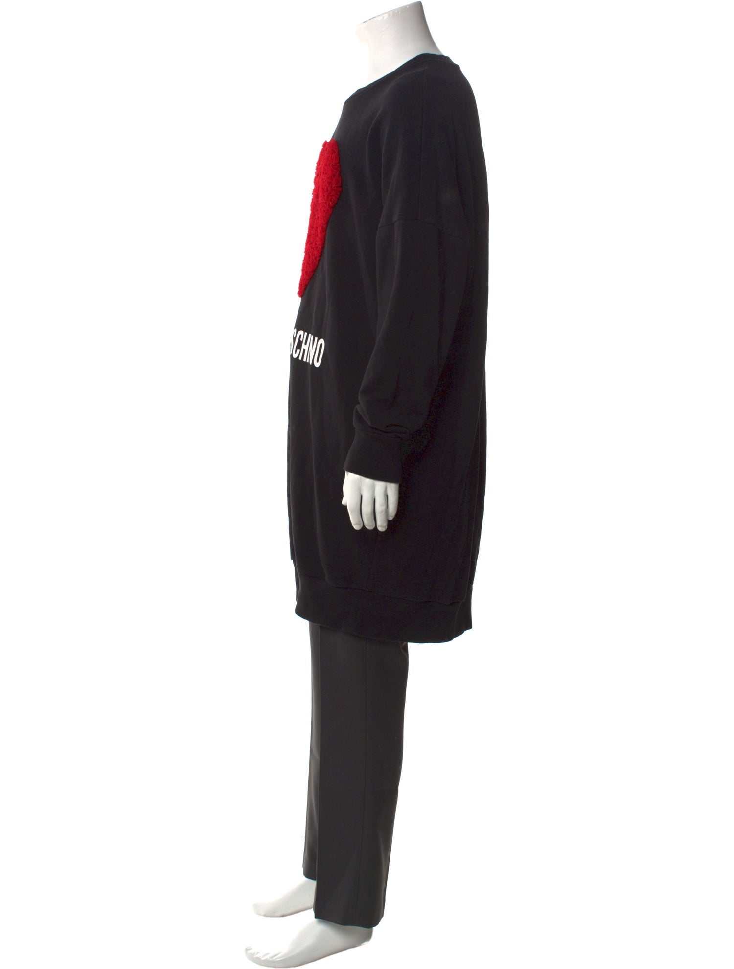 Love Moschino Graphic Print Crew Neck Sweatshirt