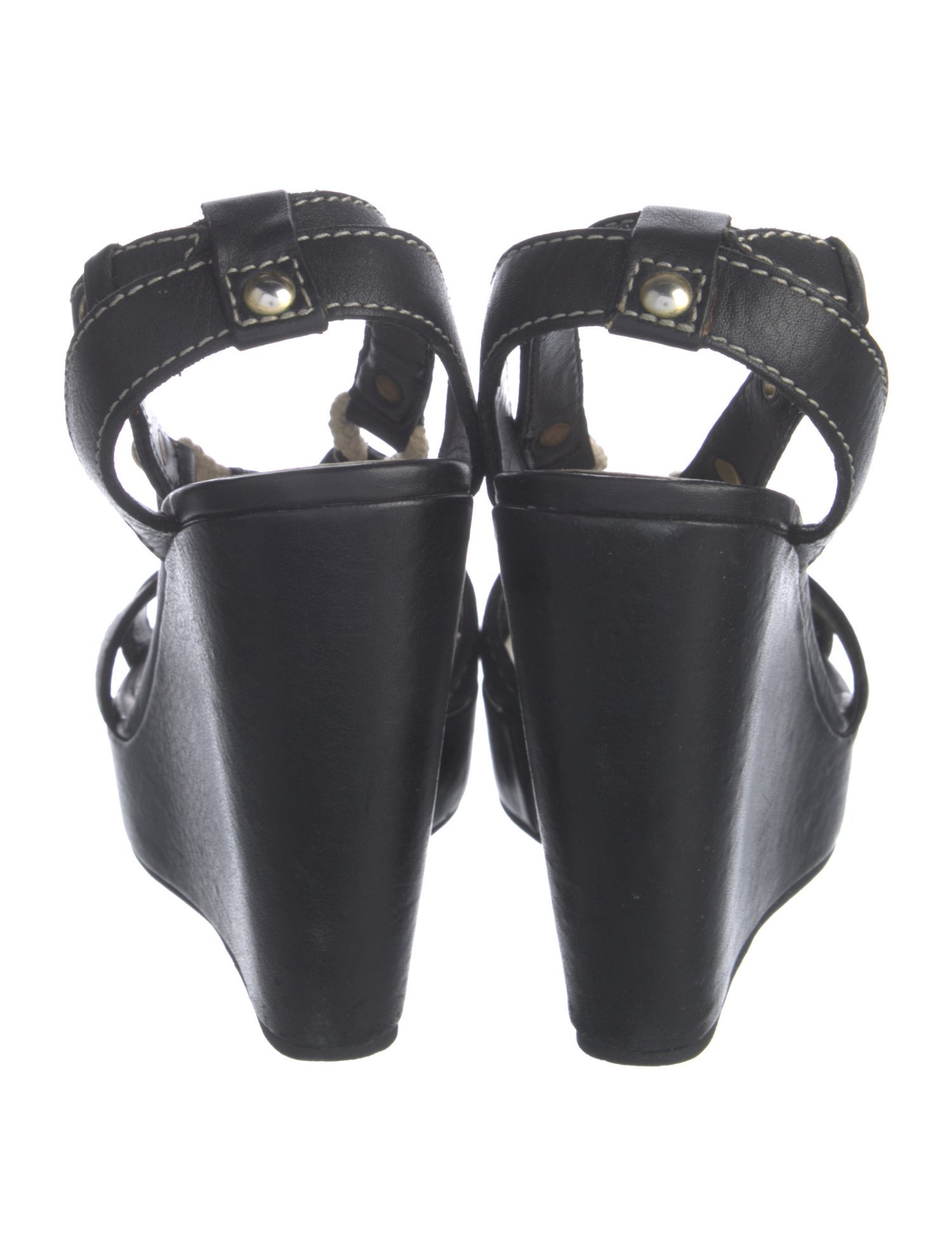 Love Moschino Leather Slingback Sandals