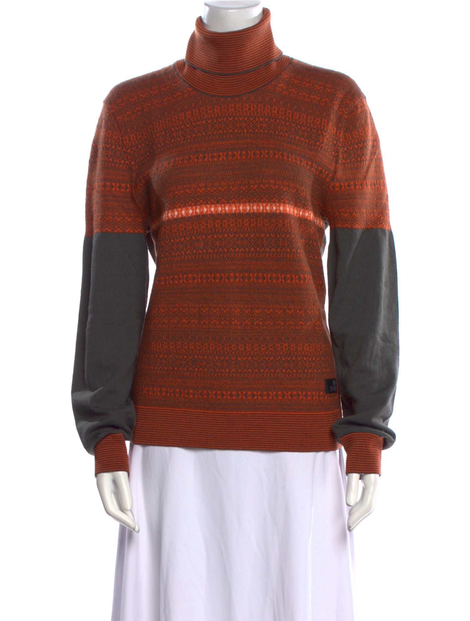 Love Moschino Virgin Wool Striped Sweater