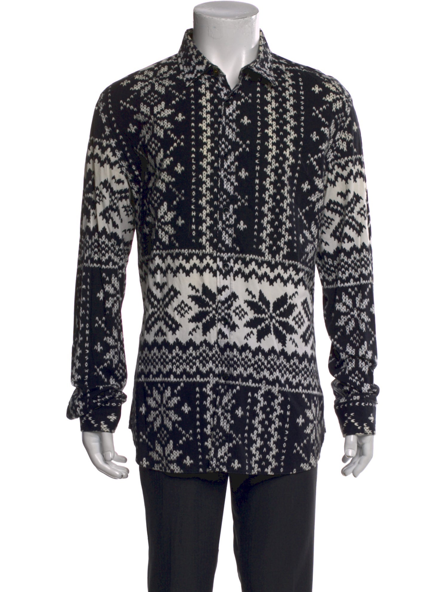 Love Moschino Printed Long Sleeve Shirt