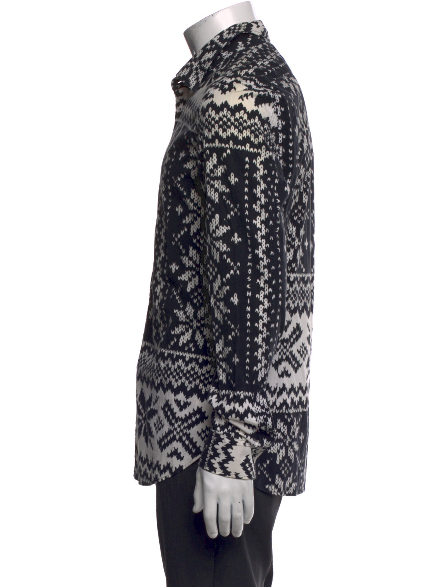 Love Moschino Printed Long Sleeve Shirt