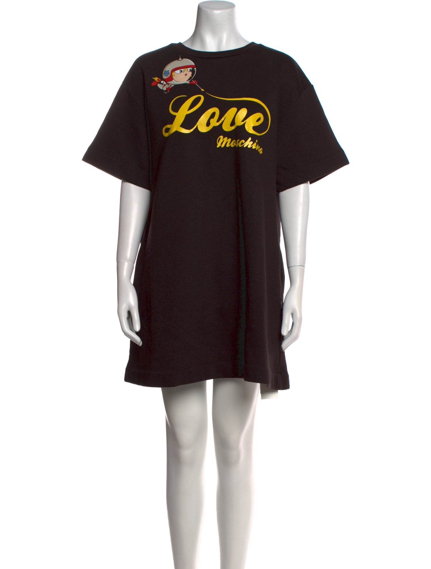 Love Moschino Graphic Print Mini Dress