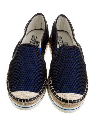 Love Moschino Mesh Printed Espadrilles