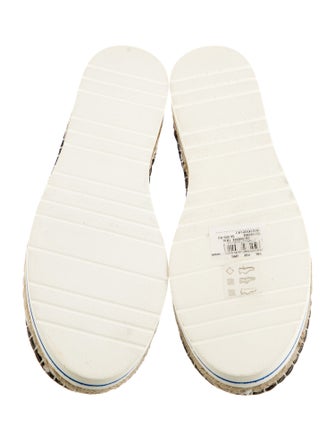 Love Moschino Mesh Printed Espadrilles