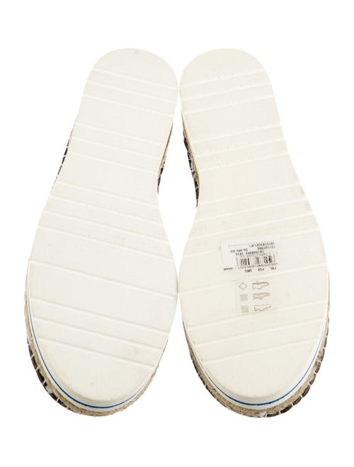 Love Moschino Mesh Printed Espadrilles