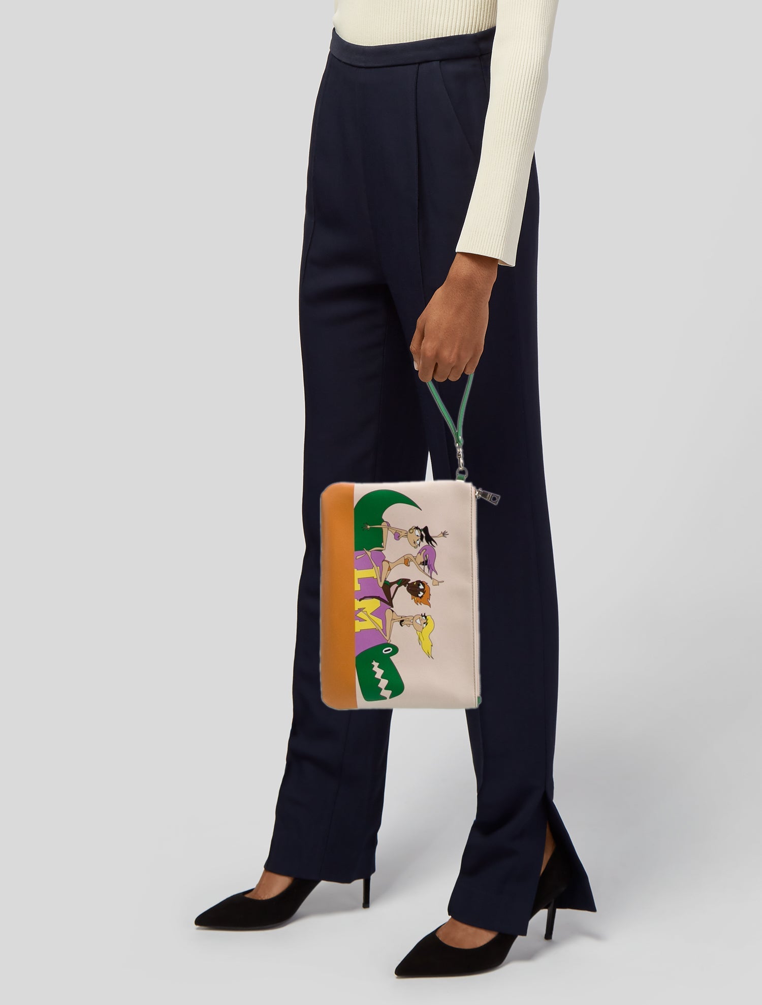 Love Moschino Leather Clutch