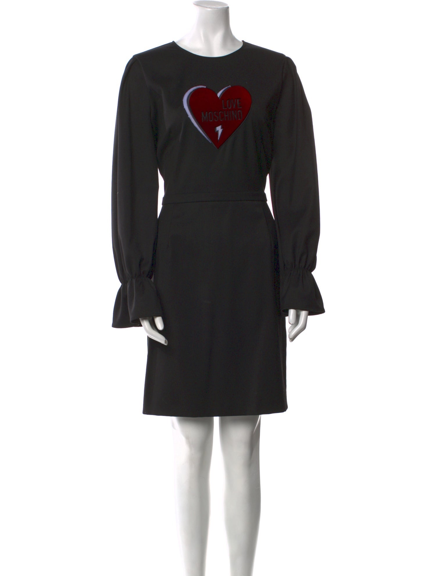 Love Moschino Crew Neck Mini Dress