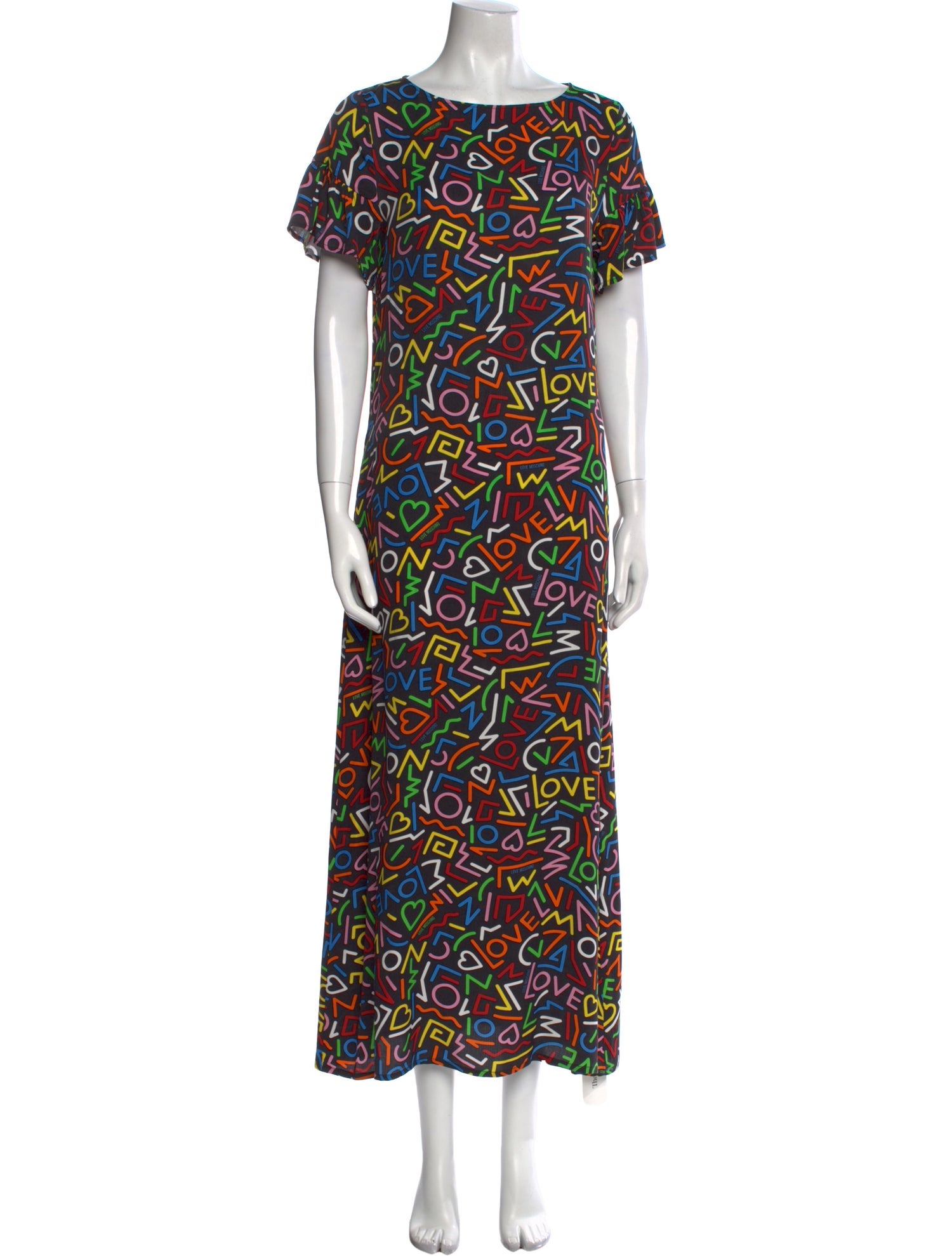 Love Moschino Silk Long Dress