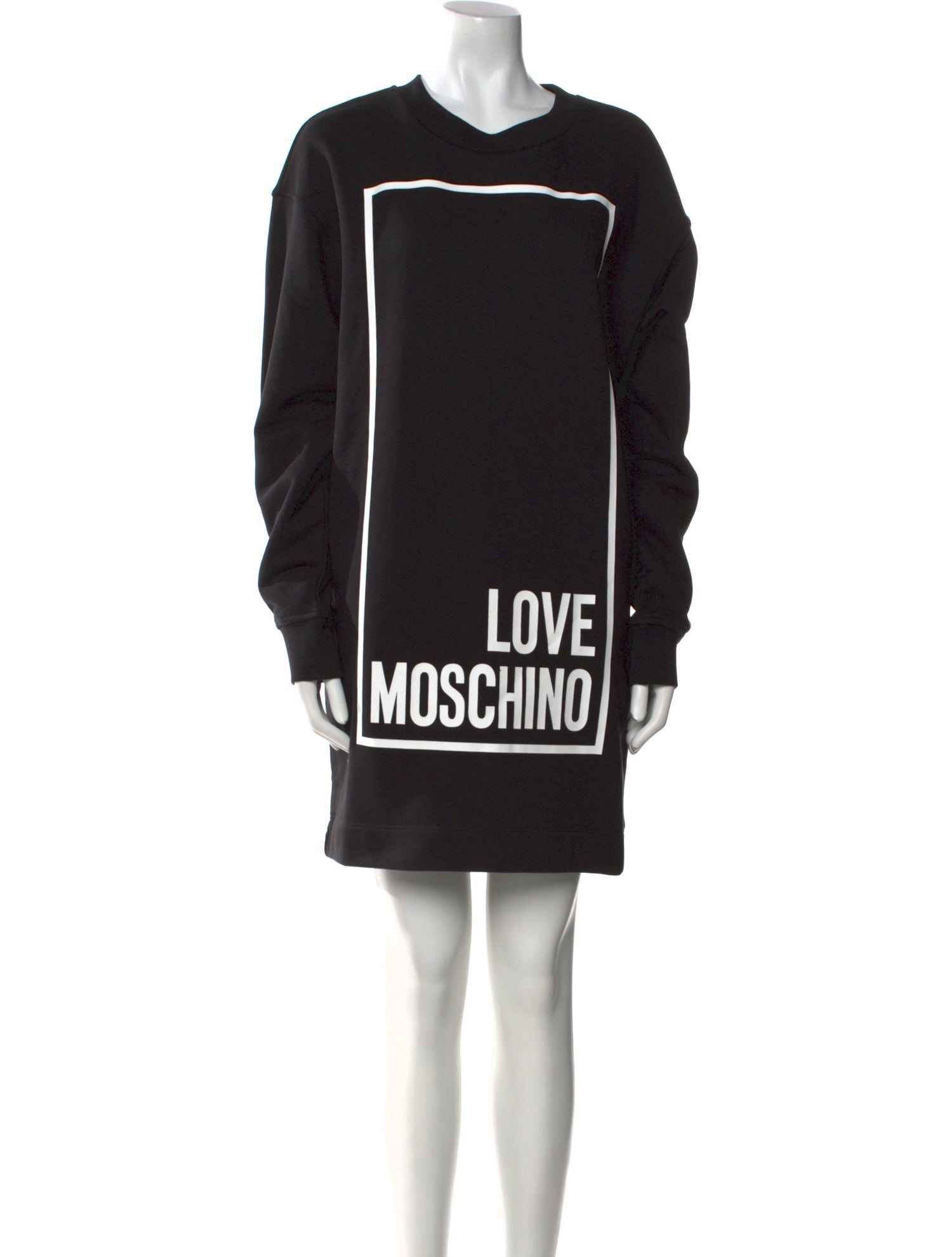 Love Moschino Striped Mini Dress