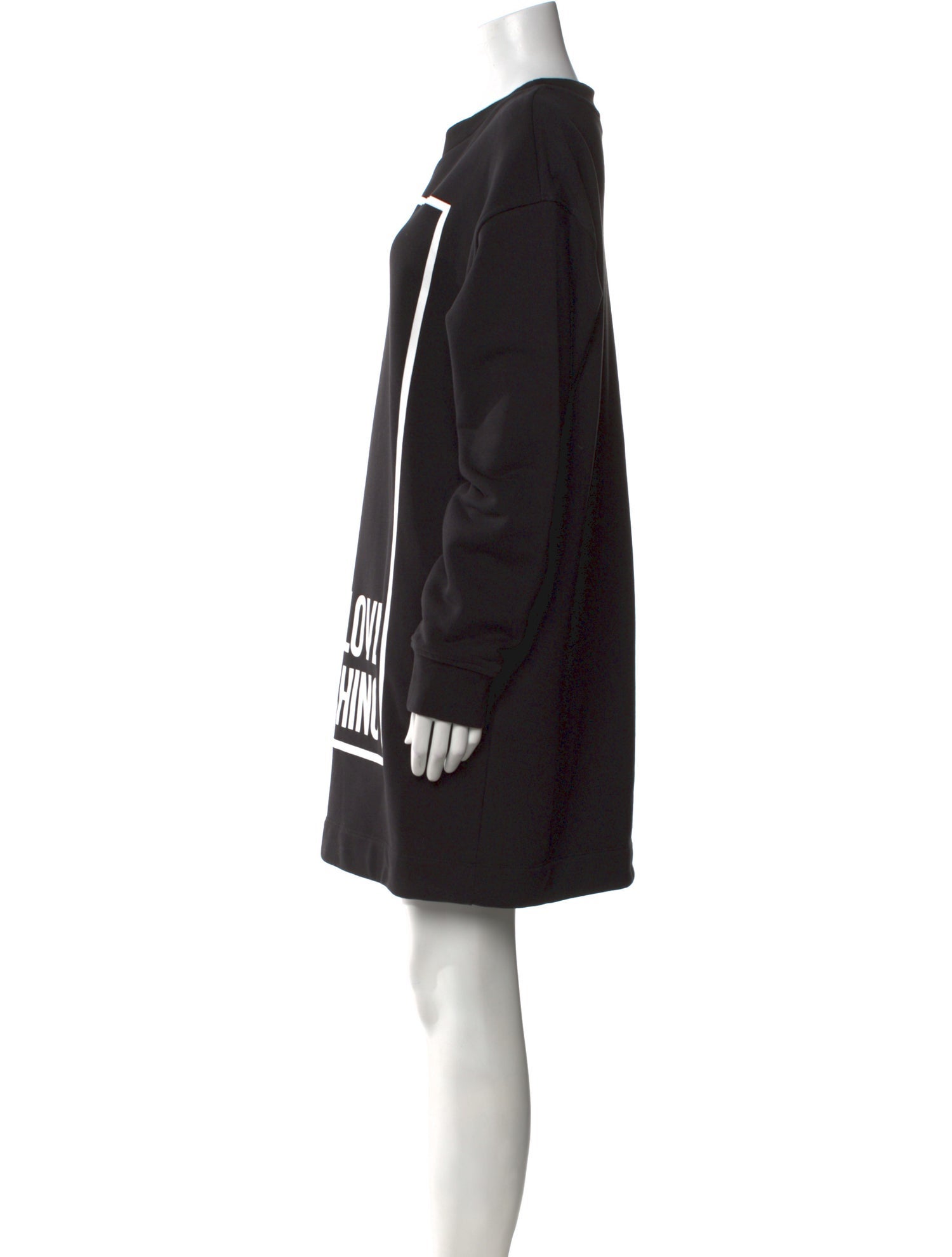 Love Moschino Striped Mini Dress