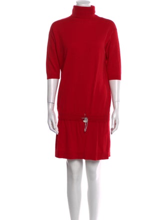 Love Moschino Turtleneck Mini Dress