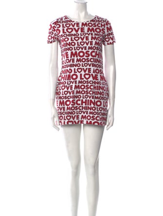 Love Moschino Printed Mini Dress