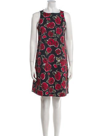 Love Moschino Floral Print Mini Dress