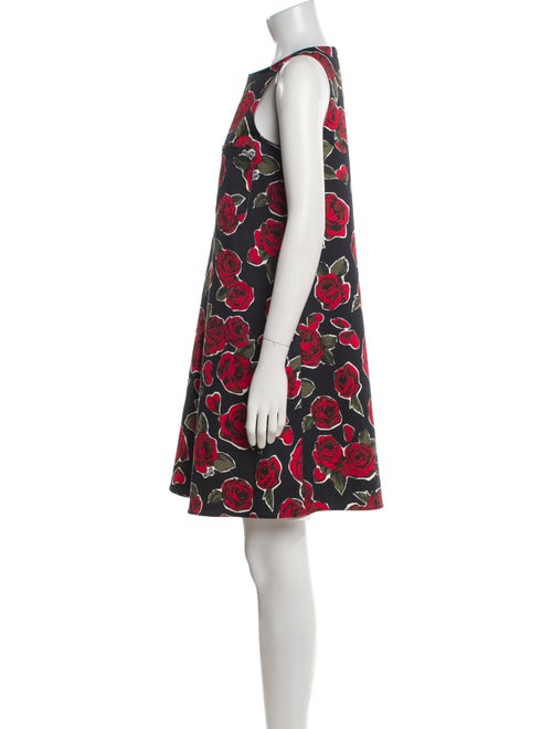 Love Moschino Floral Print Mini Dress