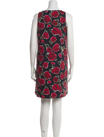 Love Moschino Floral Print Mini Dress