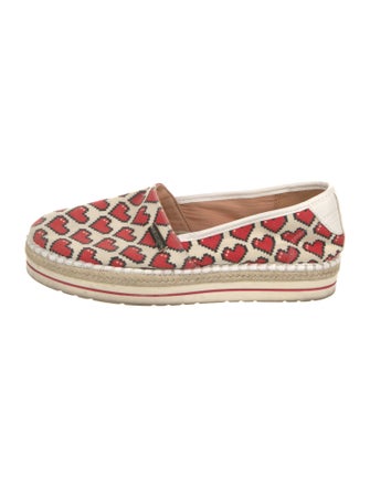 Love Moschino Canvas Printed Espadrilles