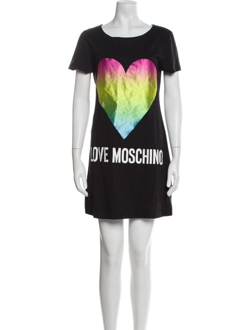 Love Moschino Printed Mini Dress