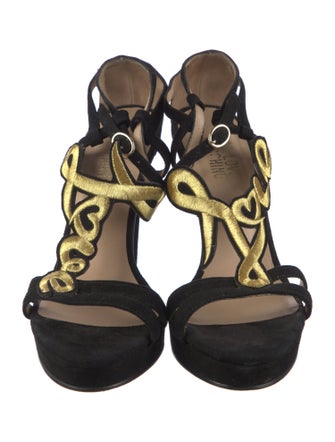 Love Moschino Suede Sandals