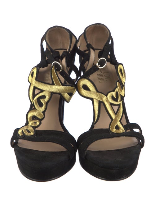 Love Moschino Suede Sandals