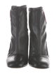 Love Moschino Leather Graphic Print Sock Boots