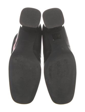 Love Moschino Leather Graphic Print Sock Boots