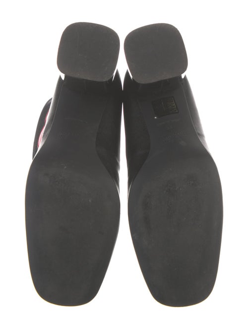 Love Moschino Leather Graphic Print Sock Boots