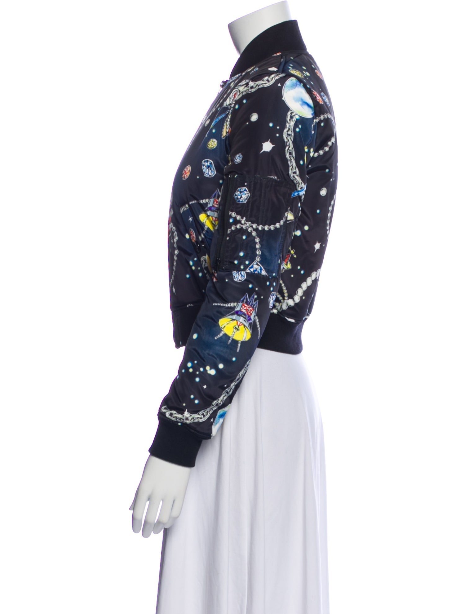 Love Moschino Printed Bomber Jacket