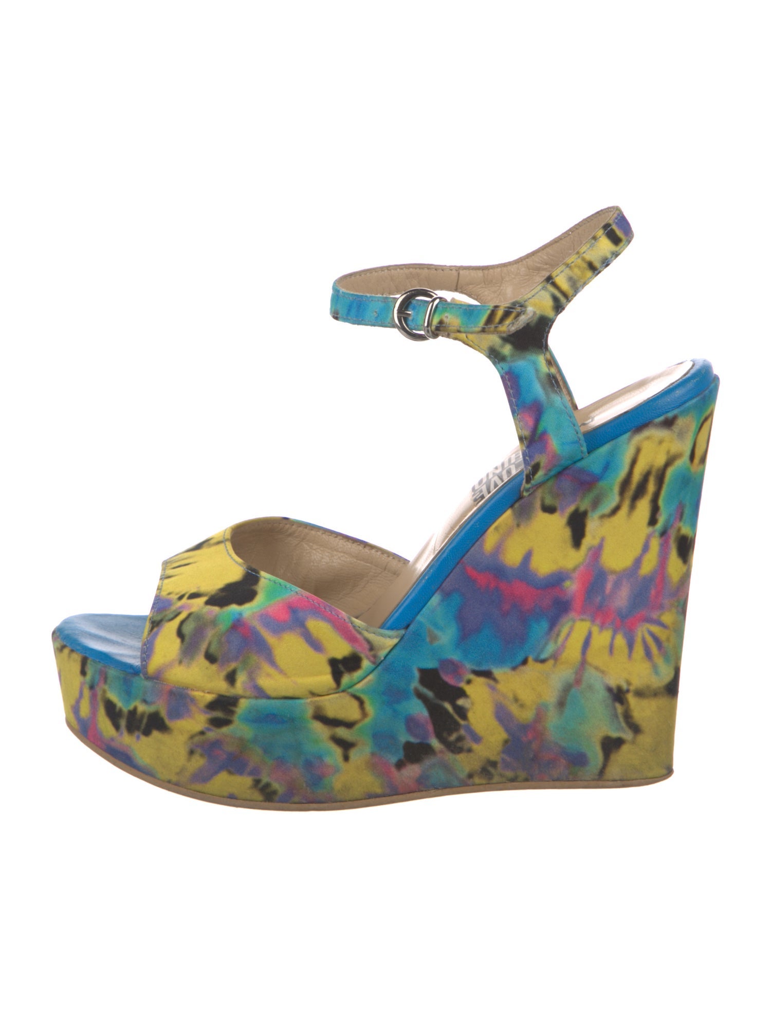 Love Moschino Printed Slingback Pumps
