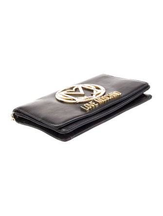 Love Moschino Leather Clutch