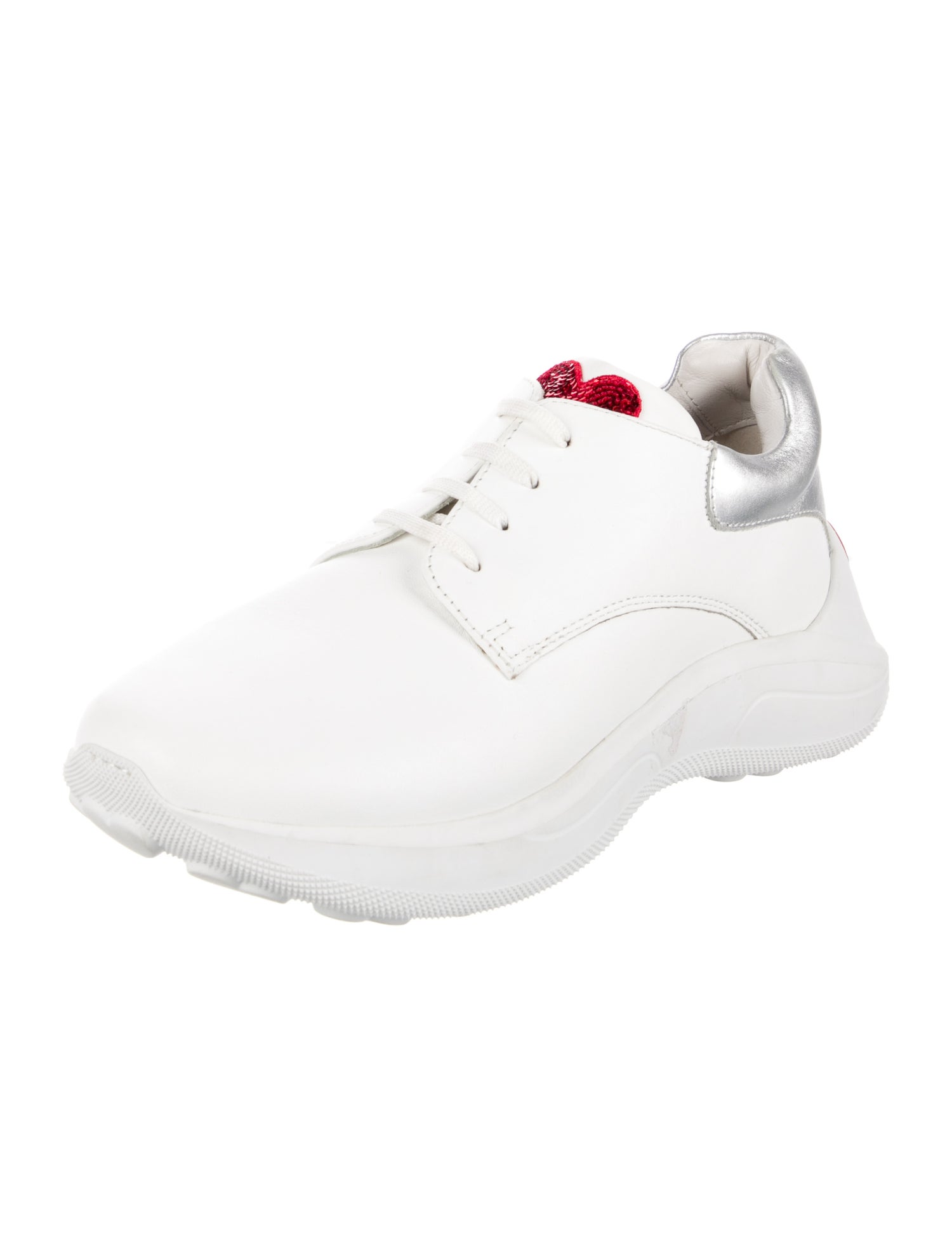 Love Moschino Leather Chunky Sneakers