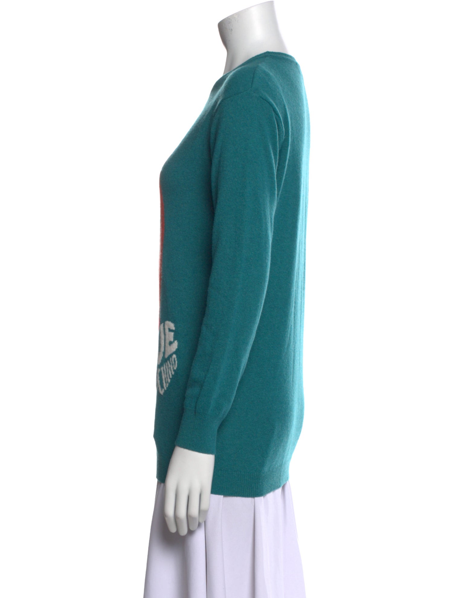 Love Moschino Graphic Print Crew Neck Sweater