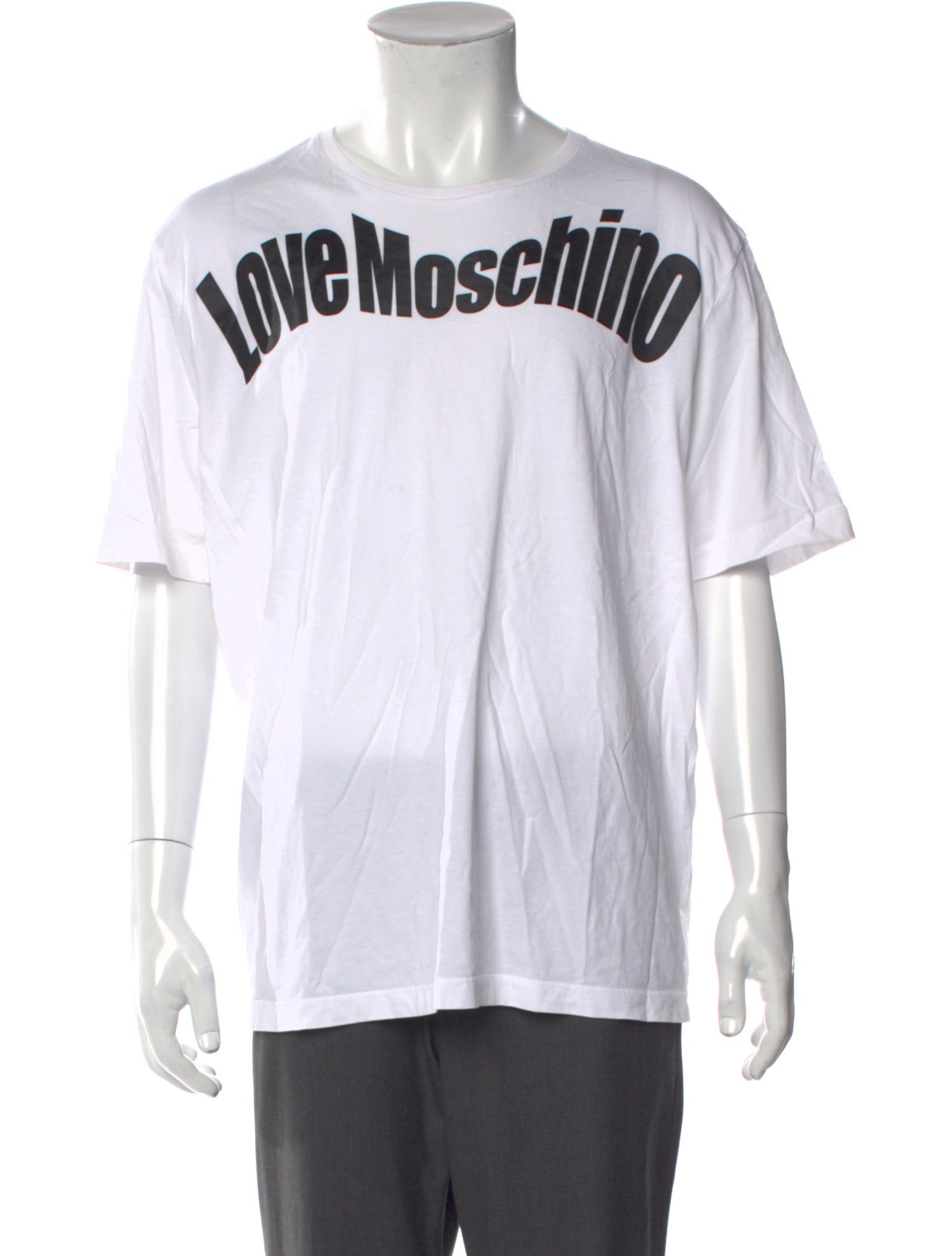 Love Moschino Graphic Print Crew Neck T-Shirt