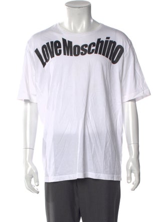 Love Moschino Graphic Print Crew Neck T-Shirt