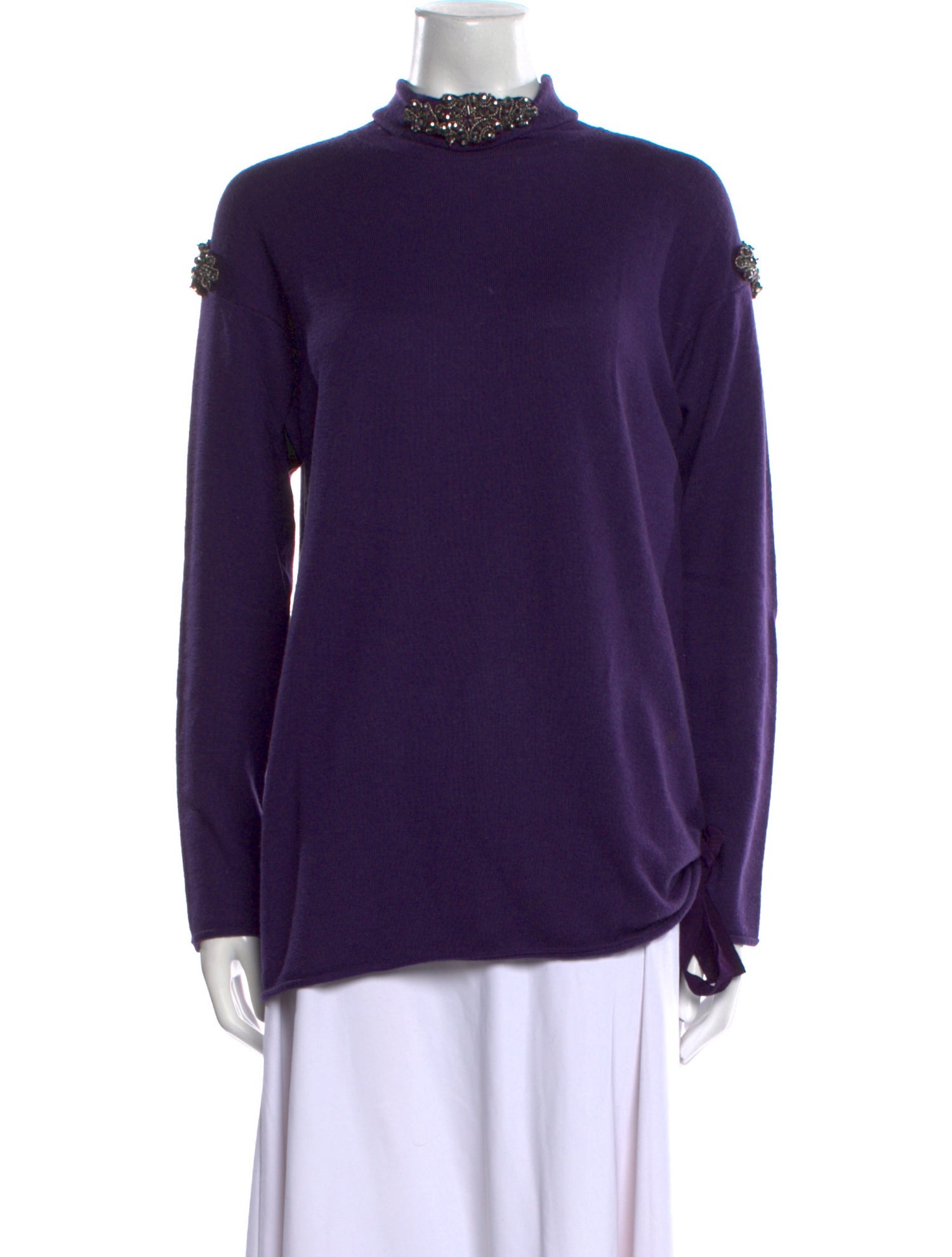 Love Moschino Wool Mock Neck Sweater