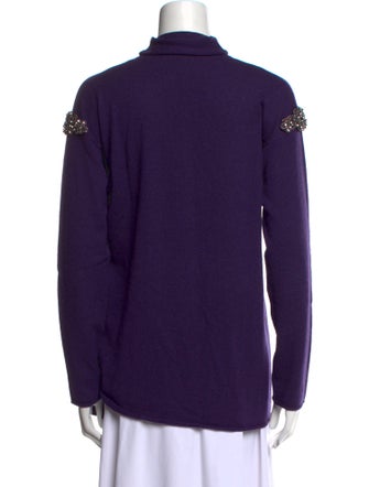 Love Moschino Wool Mock Neck Sweater