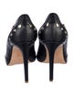 Love Moschino Leather Studded Accents Pumps