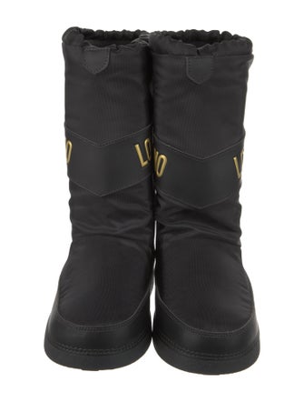 Love Moschino Nylon Graphic Print Boots