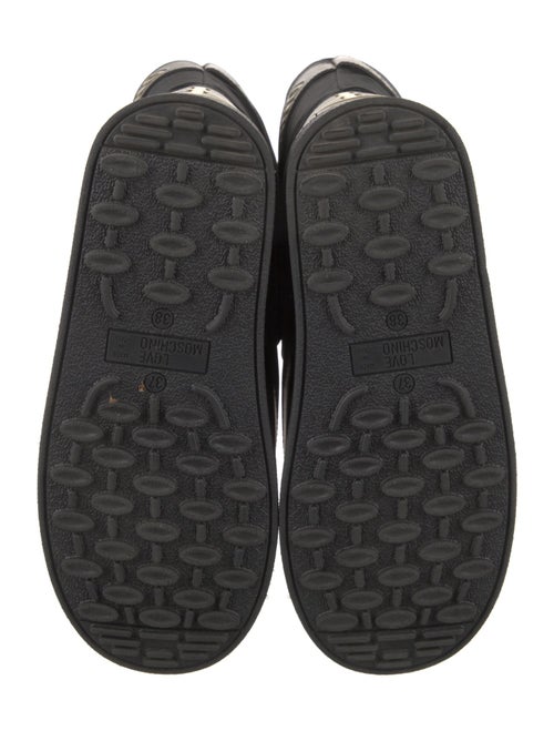 Love Moschino Nylon Graphic Print Boots