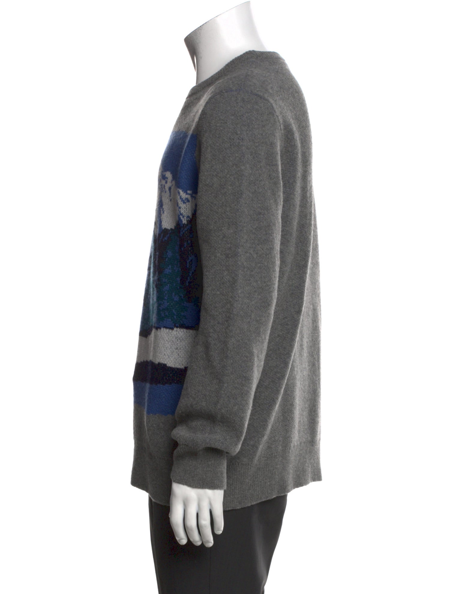 Love Moschino Wool Graphic Print Pullover