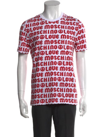 Love Moschino Printed Crew Neck T-Shirt