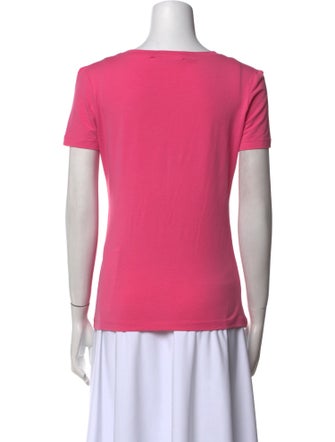 Love Moschino Graphic Print Scoop Neck T-Shirt