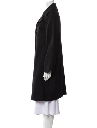 Love Moschino Virgin Wool Graphic Print Coat