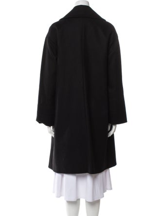 Love Moschino Virgin Wool Graphic Print Coat