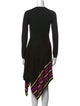Love Moschino Wool Midi Length Dress