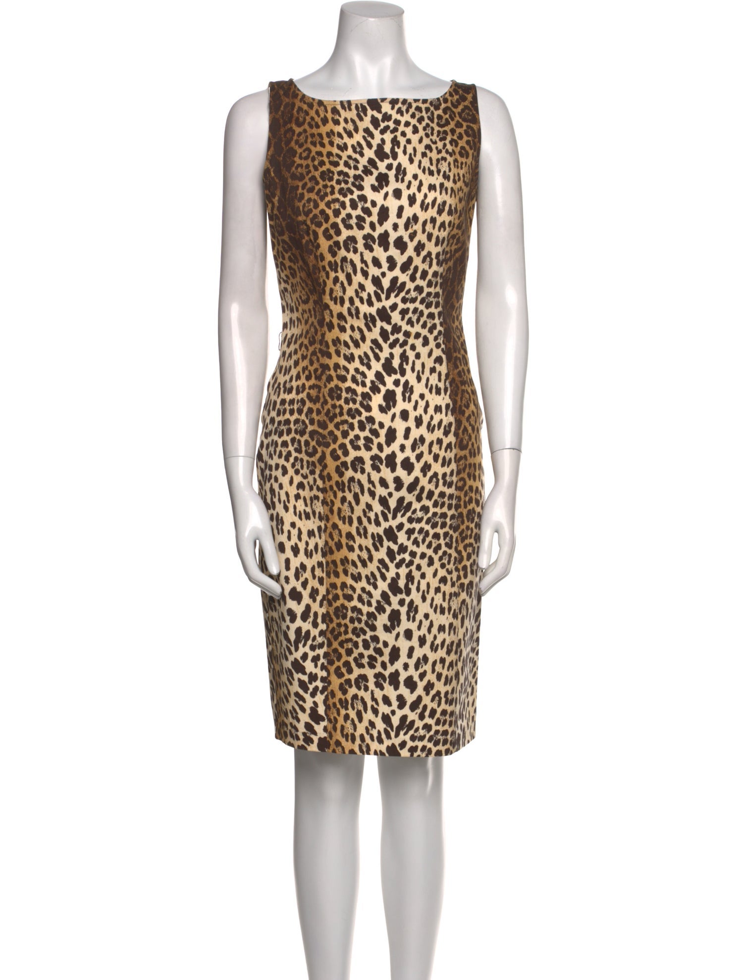 Love Moschino Animal Print Knee-Length Dress