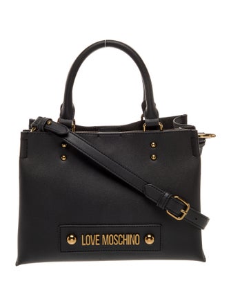 Love Moschino Leather Top Handle Bag