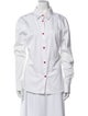 Love Moschino Long Sleeve Button-Up Top