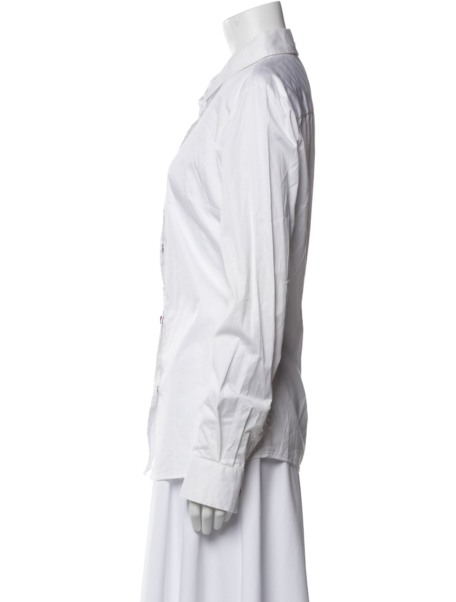 Love Moschino Long Sleeve Button-Up Top