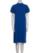 Love Moschino Mock Neck Midi Length Dress